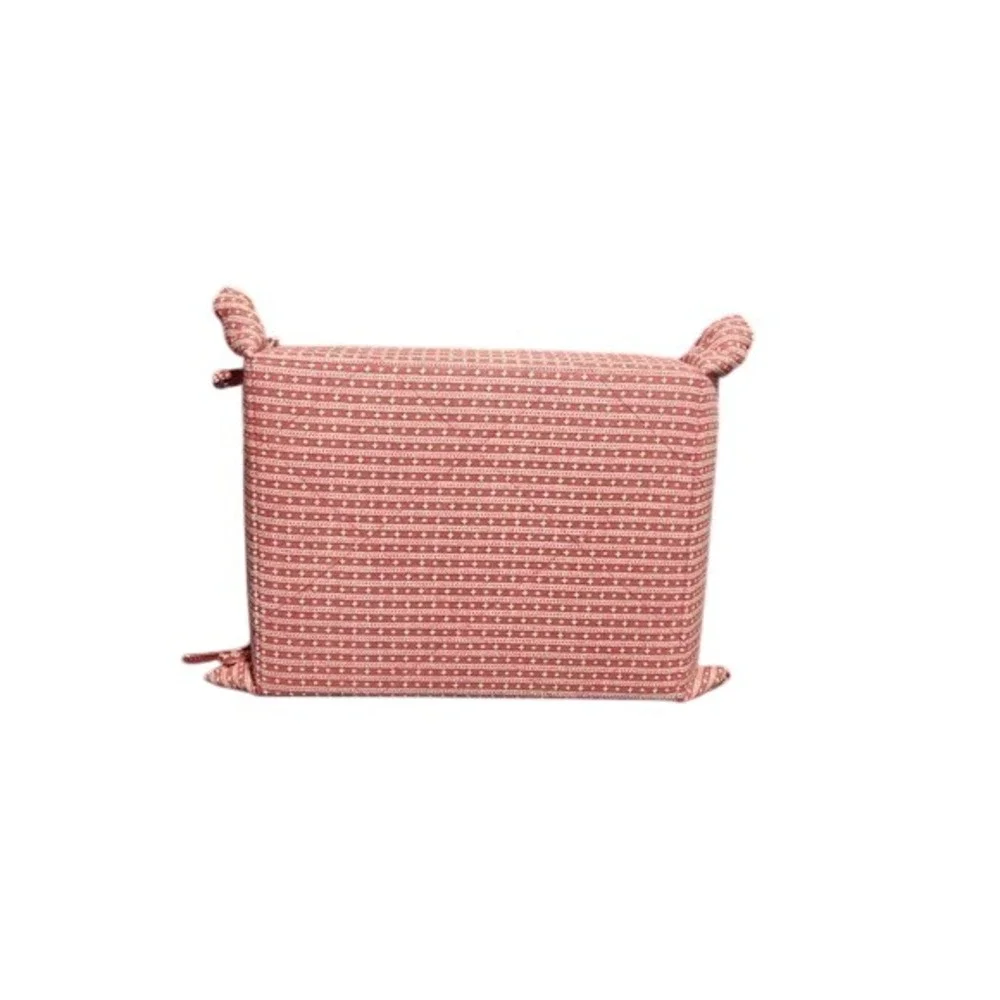 Red Toile de Jouy Fabric‎ Bread Basket Tie Corner Rectangular Vanity Tray French